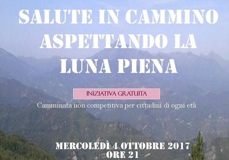 salute cammino aspettando luna piena