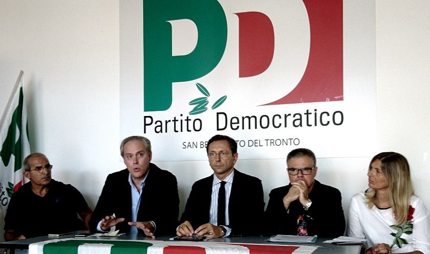 conferenza stampa Pd San Benedetto