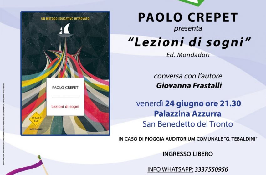 Paolo Crepet presenta il libro ”Lezioni di sogni