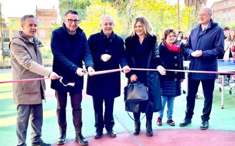 Liceo Classico Leopardi, inaugurato il nuovo campo sportivo esterno