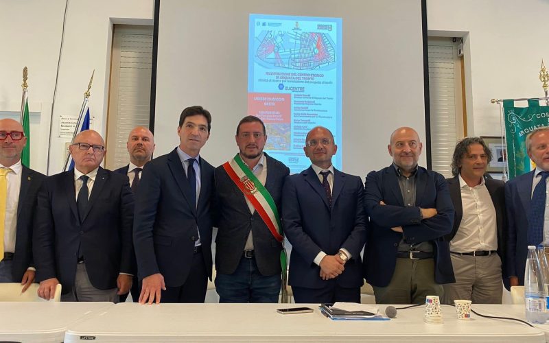 Arquata, l’intera collina rinforzata sismicamente. Castelli: “Progetto all’avanguardia per la sicurezza”