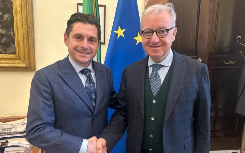 Fioravanti incontra il Sottosegretario di Stato alla Presidenza del Consiglio dei Ministri Alfredo Mantovano