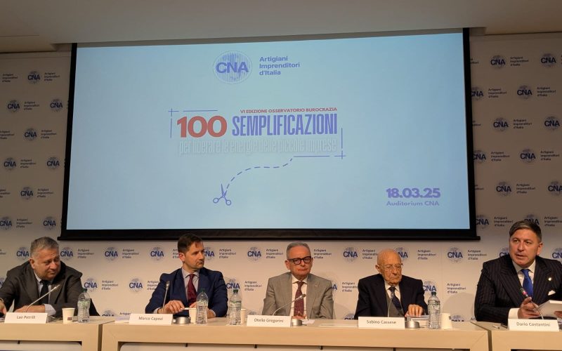 Piccole imprese nella morsa della burocrazia, dalla CNA 100 proposte di semplificazione per tagliare 7 miliardi di costi