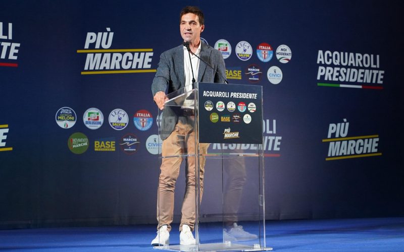 Acquaroli lancia la campagna elettorale :”Avremo le Marche dalla nostra parte”