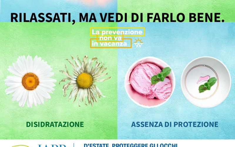 Sole, vento, sabbia e acqua di mare:  le regole d’oro per proteggere gli occhi in estate