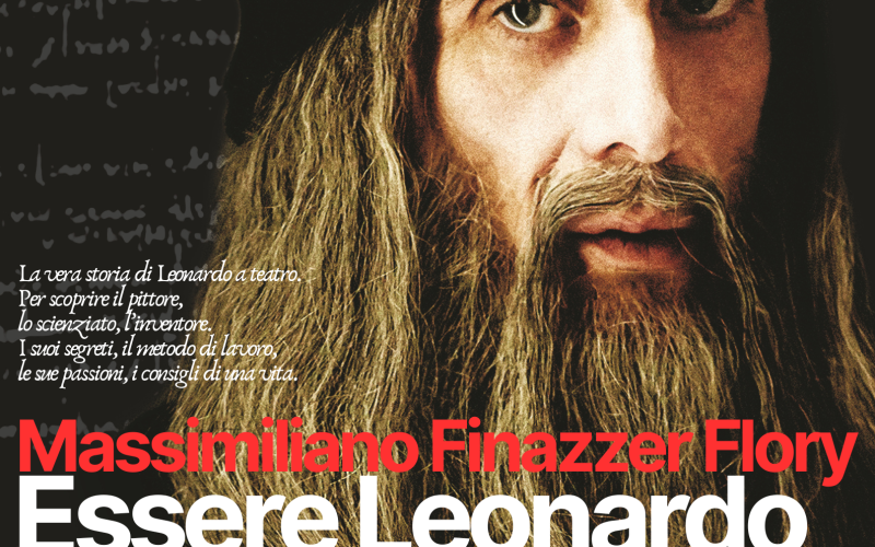 Il 28 ottobre lo spettacolo teatrale “Essere Leonardo da Vinci. Un’intervista impossibile”