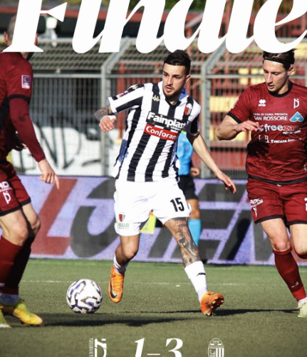 L’Ascoli cala il tris a Pontedera