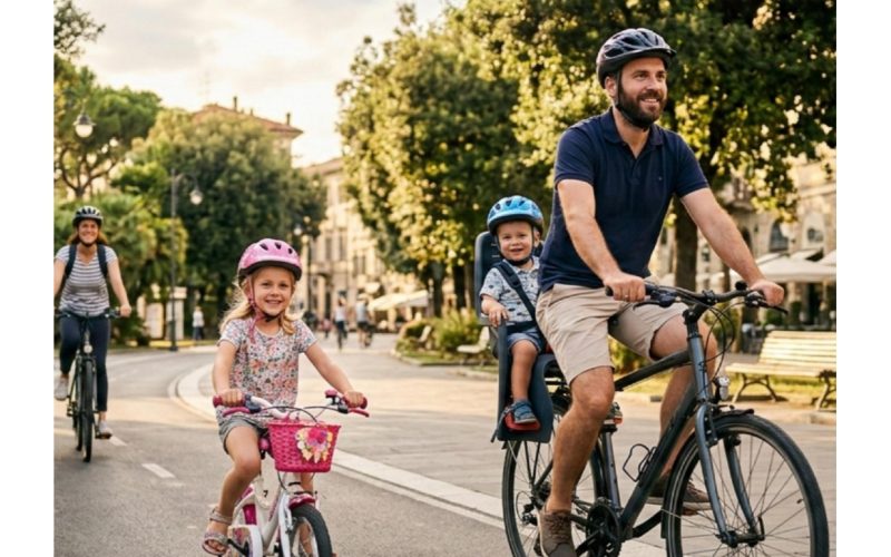 Gli amici della bicicletta di Ascoli  fanno gli “auguri ai papà in bicicletta”