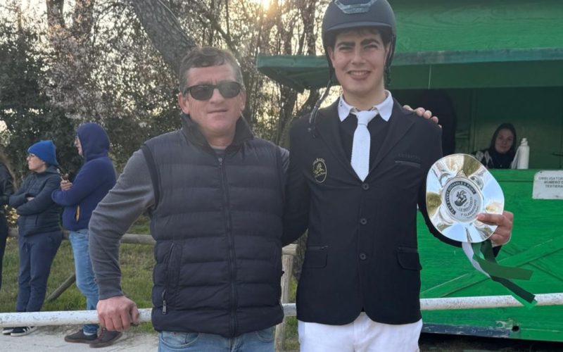 Equitazione: Edoardo Celani domina il Test Event di Cervia: miglior young rider di primo grado
