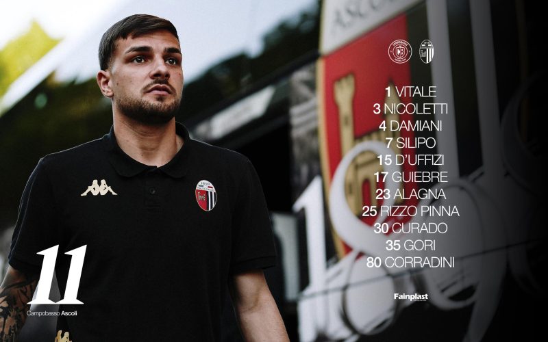 Campobasso-Ascoli 1-0, per i bianconeri saranno playoff