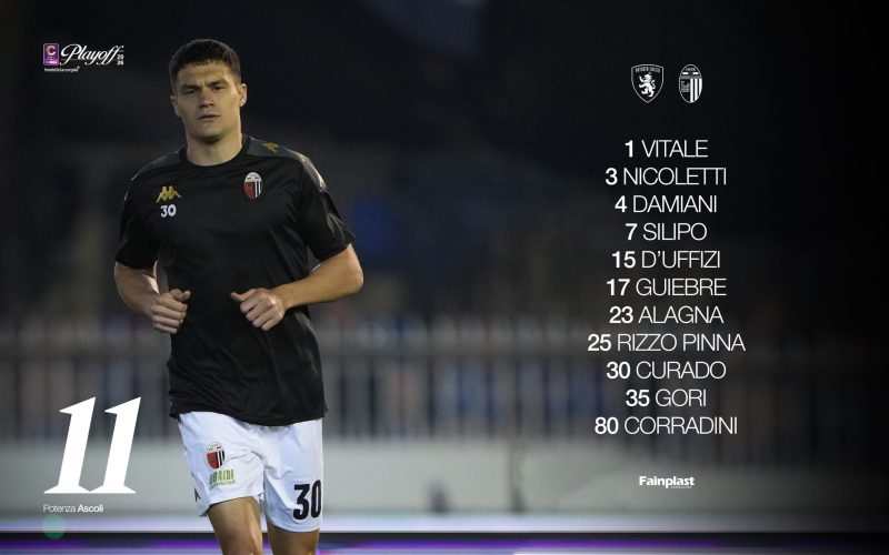 Playoff, l’Ascoli pareggia 0-0 a Potenza. Gori fallisce un rigore