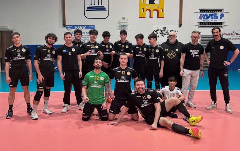 Volley Maschile serie C – La Travaglini Ascoli festeggia in anticipo la salvezza acquisita