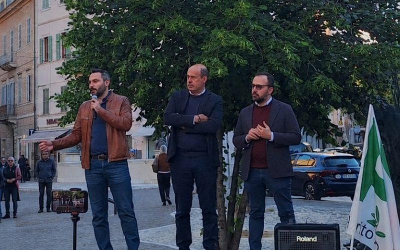 San Benedetto al voto, Zingaretti a sostegno di Fede: “Coesione sociale e sostegno ai bisogni primari della comunità”