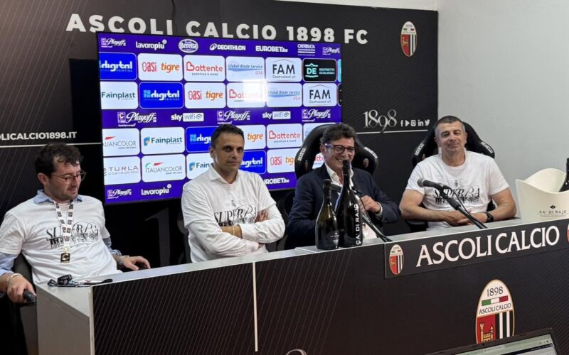 Ascoli, Tomei: &ldquo;Questi ragazzi sono stati eccezionali&rdquo;. Passeri:&rdquo; Tomei rester&agrave; con noi&rdquo;, Patti: &ldquo;Questo &egrave; un gruppo incredibile&rdquo;