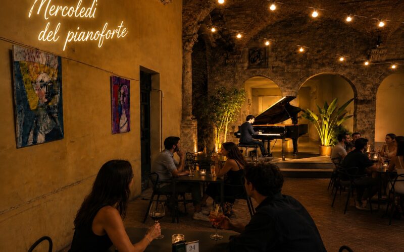 Ascoli Piceno, alle Botteghe Francescane arriva il &lsquo;Mercoled&igrave; del pianoforte&rsquo;. Ogni settimana musica spontanea, ottima cucina e convivialit&agrave;