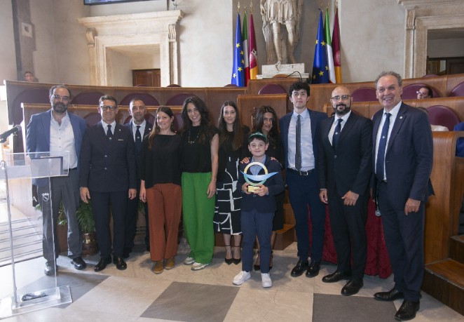 Ascoli Piceno, l’istituto Malaspina ritira i premi del concorso nazionale Anter Green Awards 2026 nella cerimonia avvenuta al Campidoglio