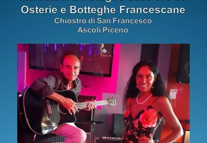 Nel centro storico di Ascoli Piceno una serata speciale con il concerto ‘Suoni d’Estate’: da Botteghe Francescane la musica del duo Frankie & Gabry con un importante repertorio popular