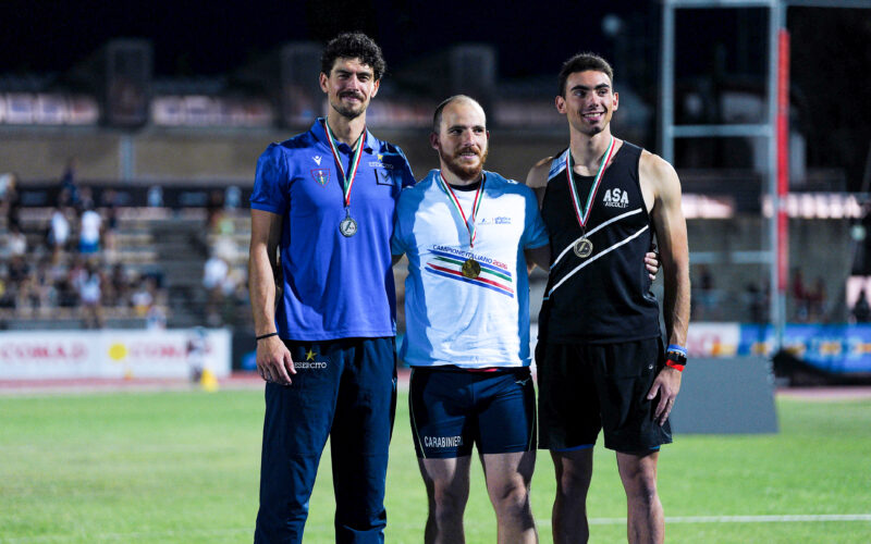 Atletica: Pietro Colonnella è di bronzo agli Assoluti: l’ASA continua a brillare