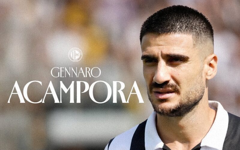 Ascoli, arriva il centrocampista Gennaro Acampora