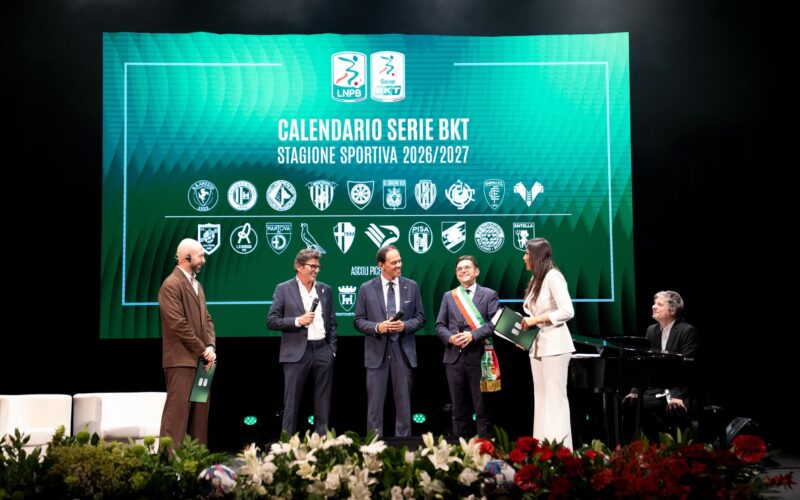Ad Ascoli presentati i calendari della serie B. I bianconeri debuttano a Verona