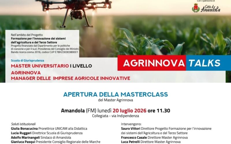 Ad Amandola la masterclass del ‘Master Agrinnova’ di Unicam: formazione, innovazione e sviluppo per le aree interne