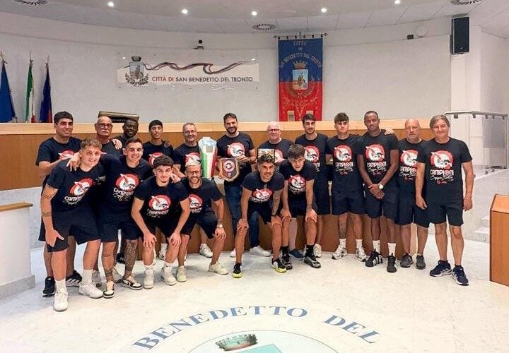 La Sambenedettese Beach Soccer ricevuta in Comune dopo la vittoria della Coppa Italia