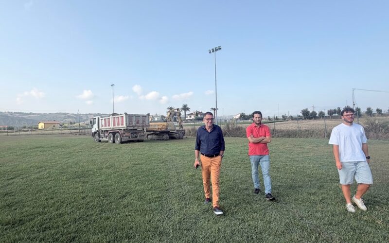 Monteprandone, al via i lavori per il nuovo campo in sintetico di Centobuchi alla Cittadella dello Sport