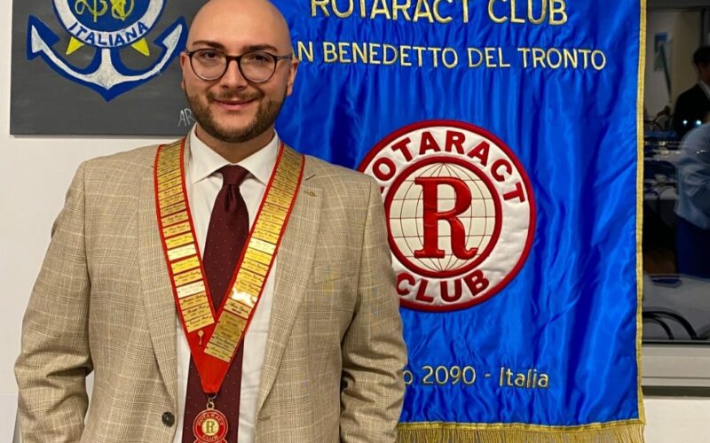 Alessio Costanzo Fedele alla guida del Rotaract Club San Benedetto del Tronto: un impegno all&rsquo;insegna del servizio