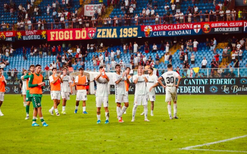 Coppa Italia, l’Ascoli esce con le ossa rotte: vince il Genoa 4-1. Ad illudere i bianconeri il gol di Silipo, poi la spietata reazione dei liguri