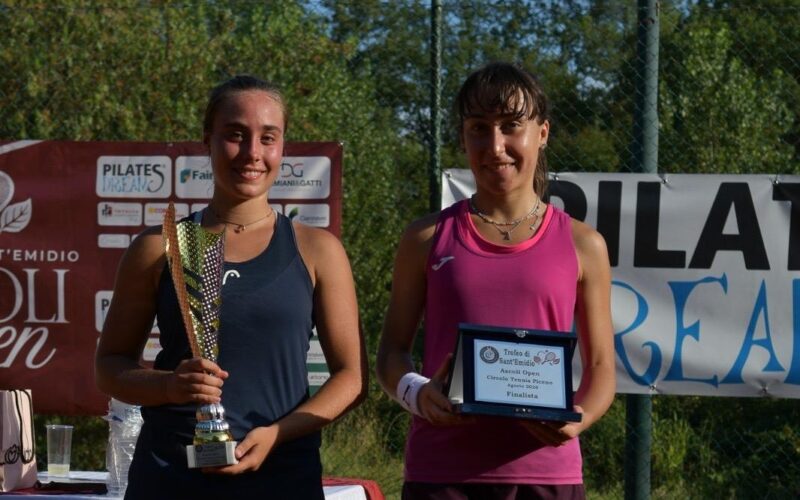 Grande successo per il Torneo Ascoli Open &ndash; Trofeo di Sant&rsquo;Emidio: l&rsquo;ascolana Aurora Gibellieri trionfa nel tabellone femminile, Tommaso Meo in quello maschile