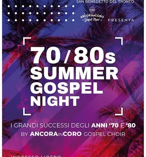 San Benedetto, alla Palazzina Azzurra i grandi successi anni ’70 e ’80 diventano gospel grazie all’associazione musicale Ancora in Coro