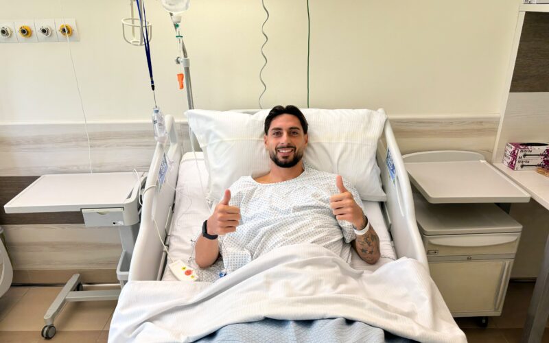 Ascoli, intervento al ginocchio riuscito per il difensore Manuel Alagna: &ldquo;Grazie a tutti, da oggi si riparte per tornare presto&rdquo;