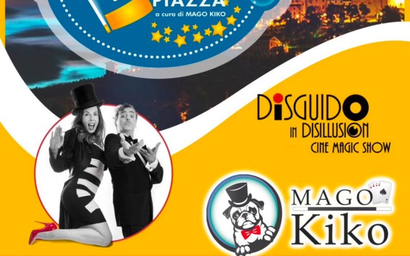 Monteprandone, torna l’appuntamento con “L’IncantaPiazza”: il 5 agosto magia e cinema con i Disguido e il loro Disillusion
