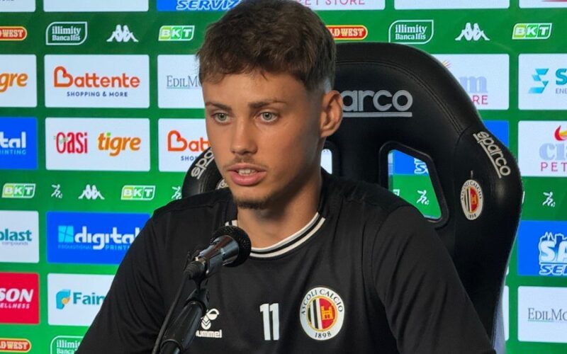 Ascoli, Perciun: &ldquo;Qui potr&ograve; crescere, contento d&rsquo;essere arrivato&rdquo;