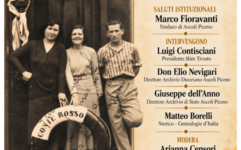 “Cercando radici”, ad Ascoli si parla di genealogia, archivi e turismo