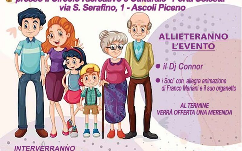 Domenica 4 ottobre ad Ascoli si celebra la “Festa dei Nonni”