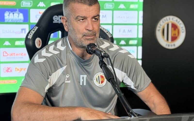 Ascoli, Tomei nel pre-gara contro il Benevento: “Sarà un match fra due squadre con grande entusiasmo”