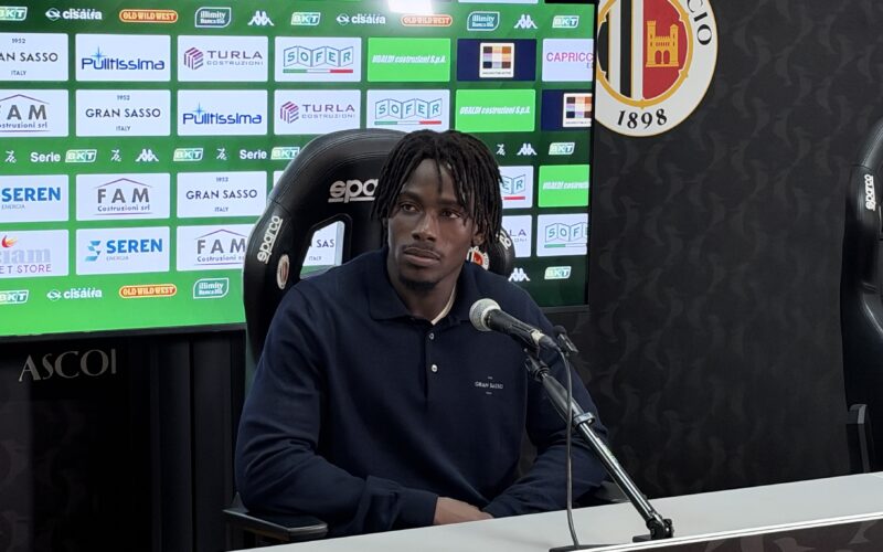 Ascoli, Guiebre: “Con un tifo così non puoi che dare il massimo”