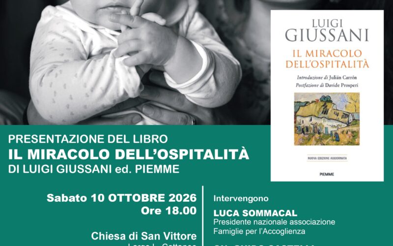 &ldquo;Il miracolo dell&rsquo;ospitalit&agrave;&rdquo;, ad Ascoli la presentazione del libro di Monsignor Luigi Giussani: un incontro per riflettere sul significato di accoglienza